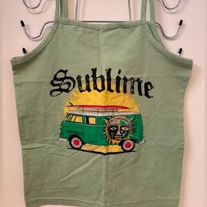 Cropped Sublime Graphic Cami